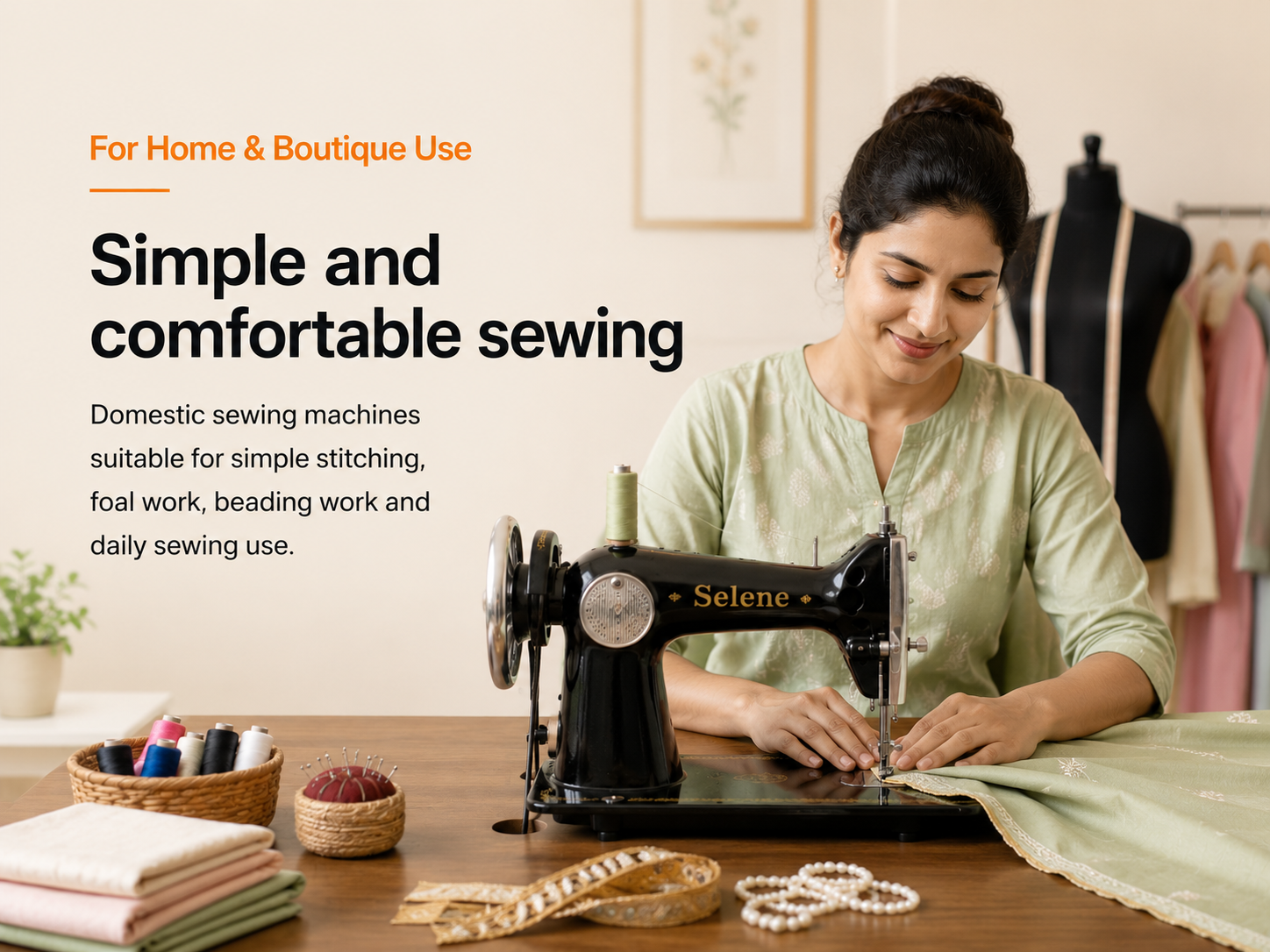For home and boutique work