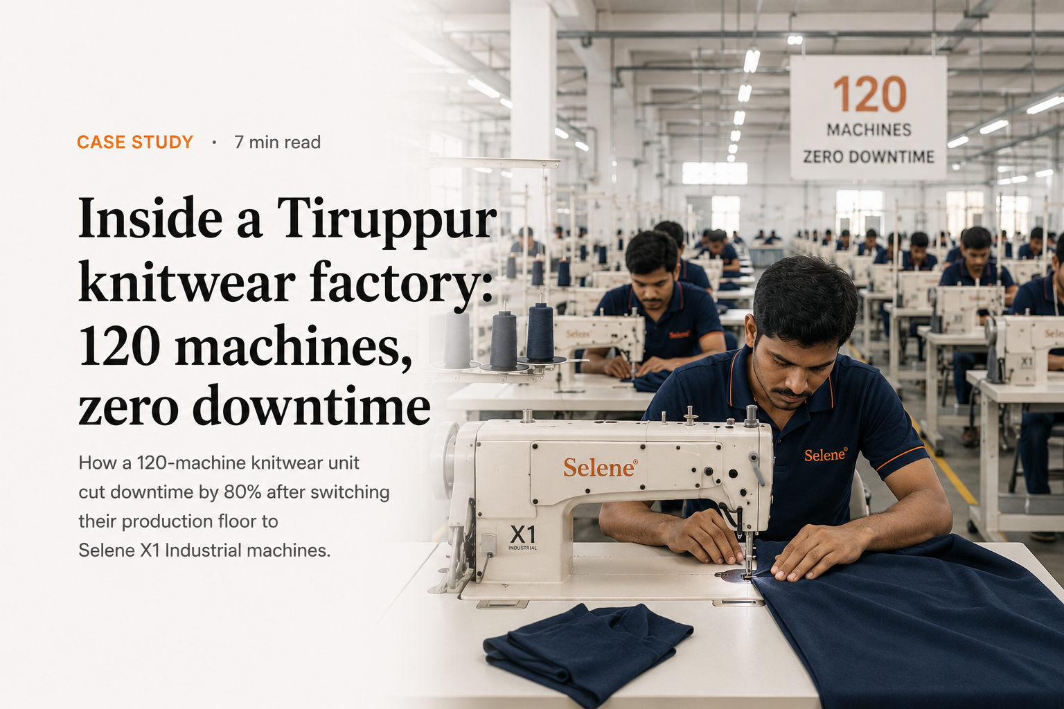 Inside a Tiruppur knitwear factory: 120 machines, zero downtime